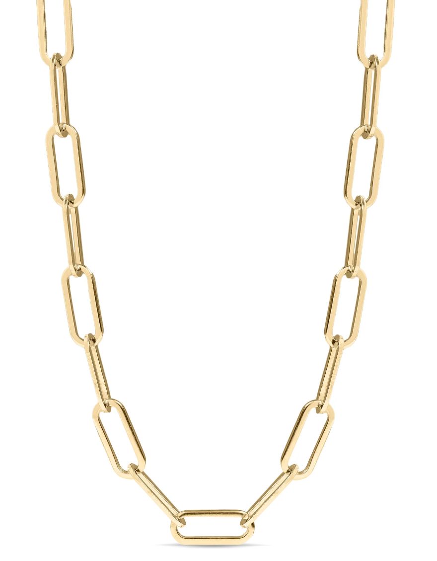 Paperclip Chain Necklace Keeper