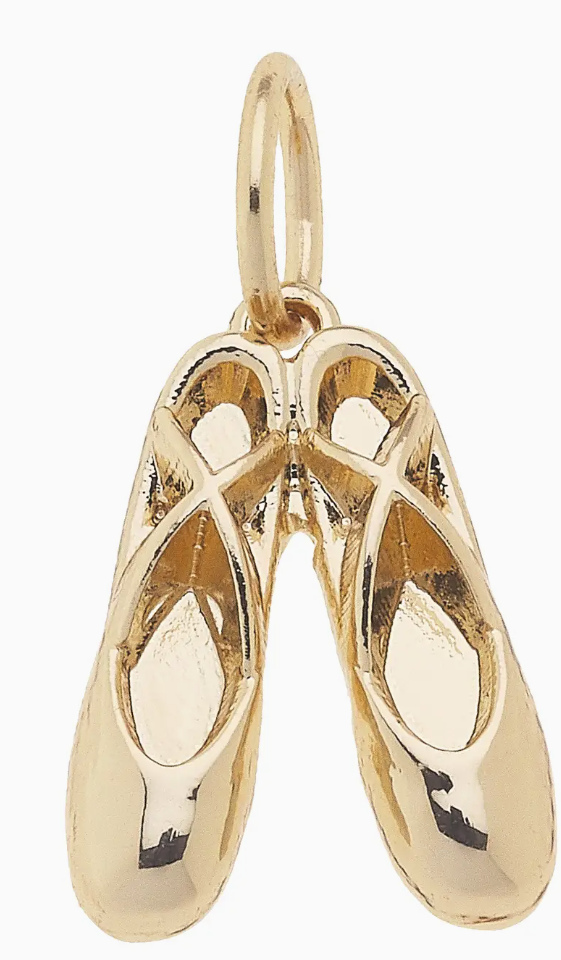 Ballet Slipper Shoes Charm
