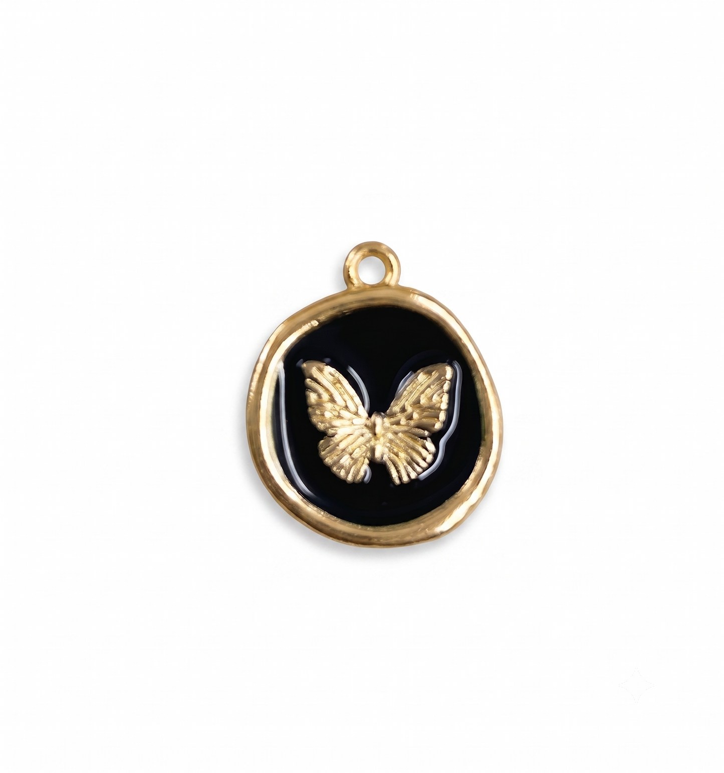 Enamel Butterfly Charm