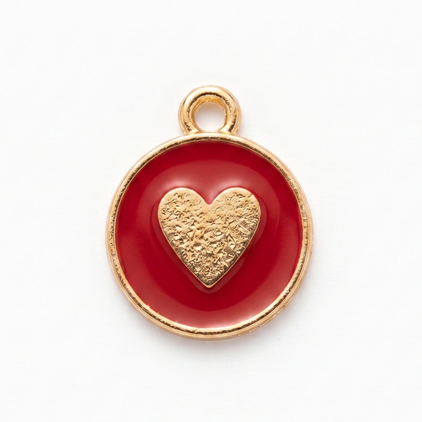 Enamel Heart Charm
