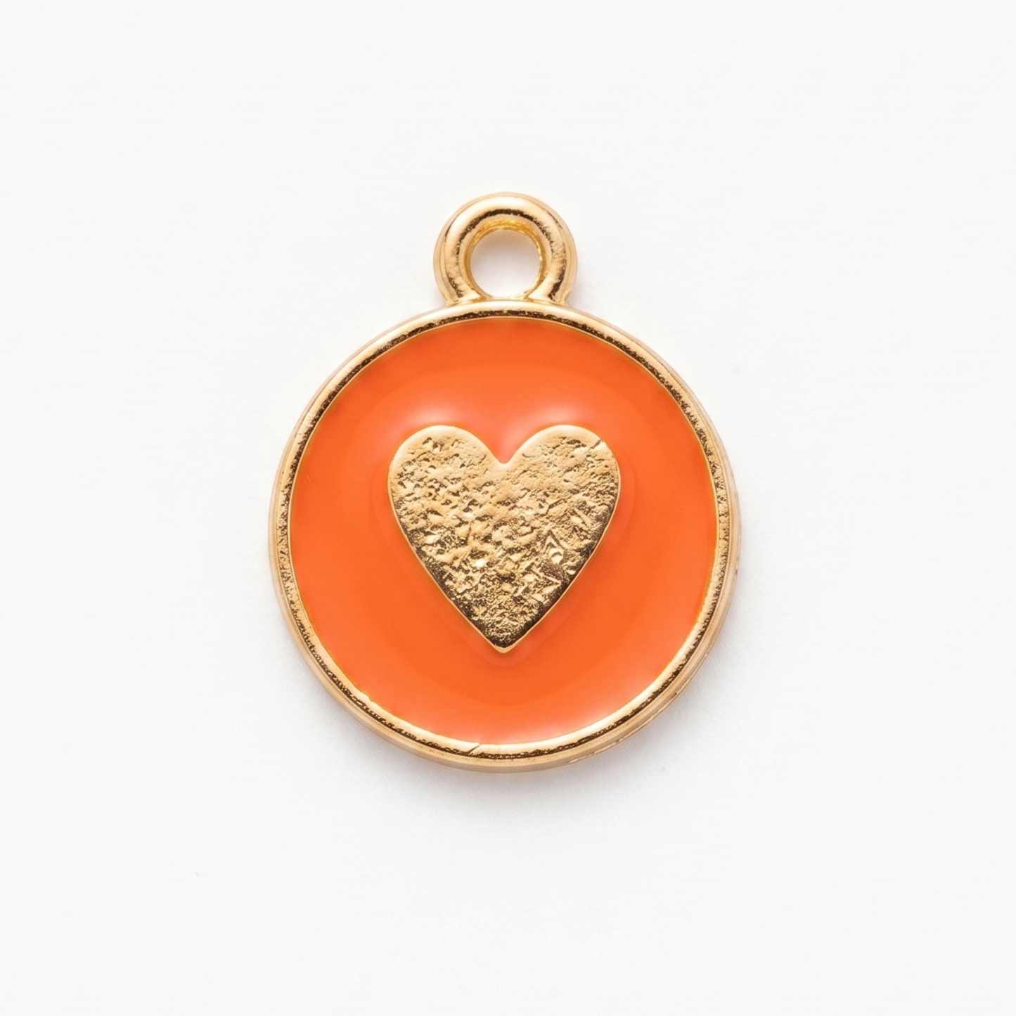 Enamel Heart Charm