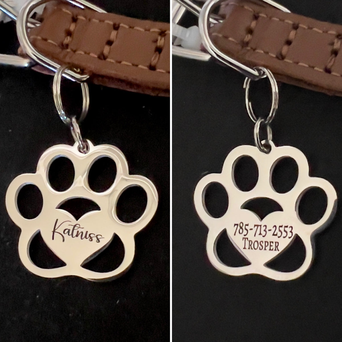 Engravable ID Tag for Collar