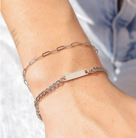 Paperclip Chain Bracelet Keeper
