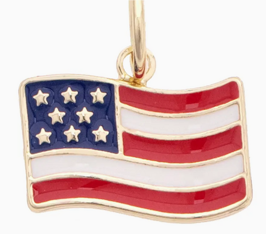 American Flag Charm