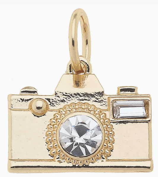Camera Rhinestone Charm