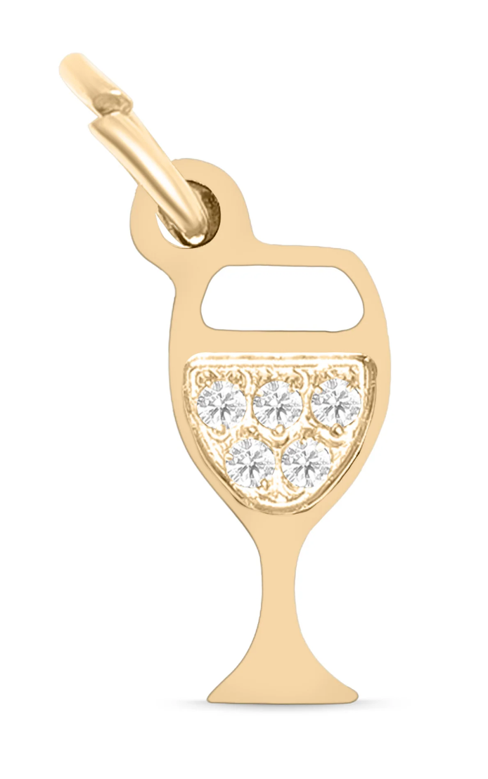 Wine Glass Charm