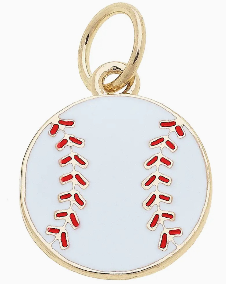 Enamel Baseball Charm