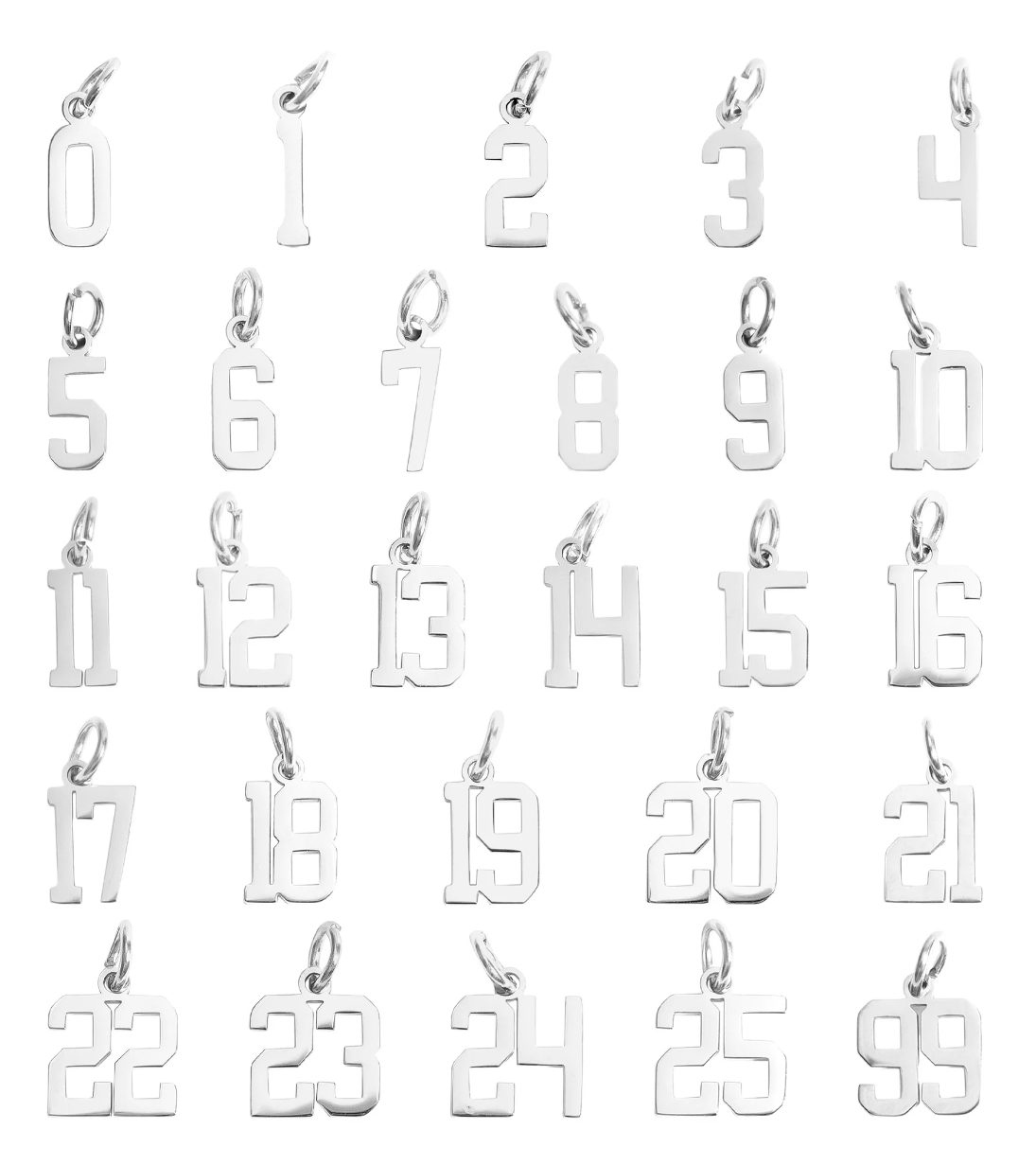 College Block Number Charm