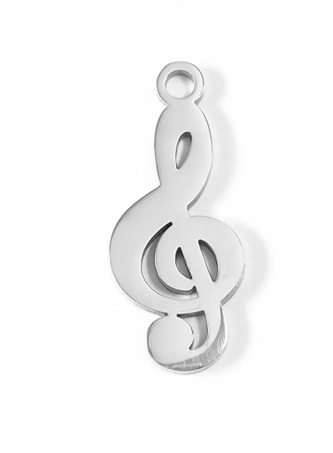 Treble Clef Music Charm