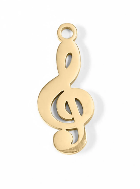 Treble Clef Music Charm