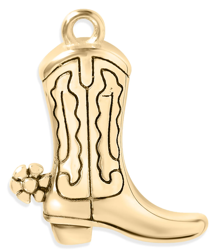 Large Cowboy Boot Charm