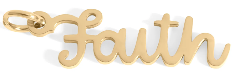 Faith Word Charm