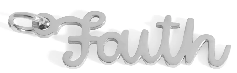 Faith Word Charm