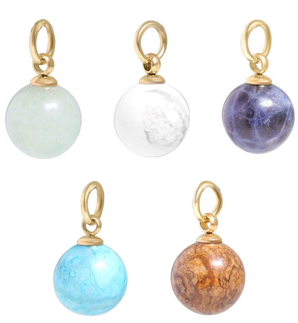 Semi-Precious Stone Charms