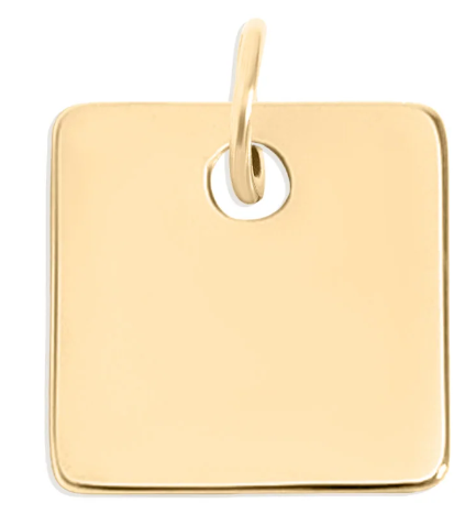 Engravable Mini Shape Charm