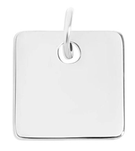 Engravable Mini Shape Charm