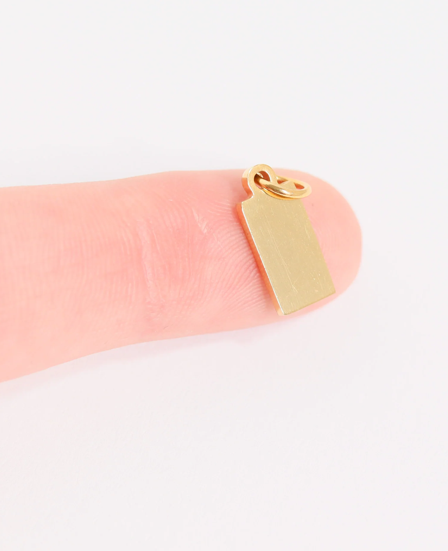 Engravable Mini Shape Charm
