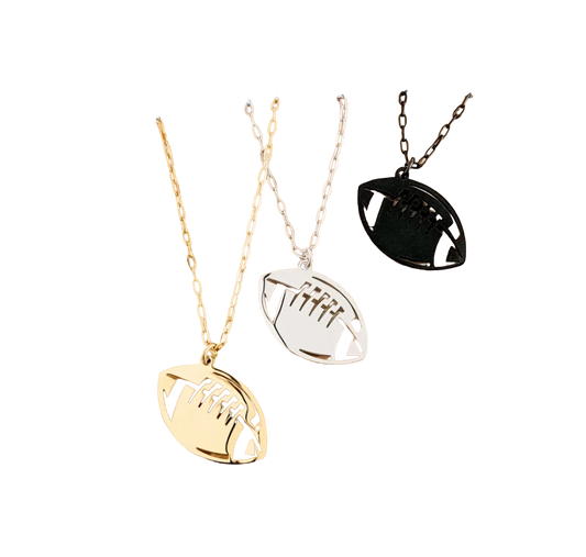Angled Football Keeper Necklace