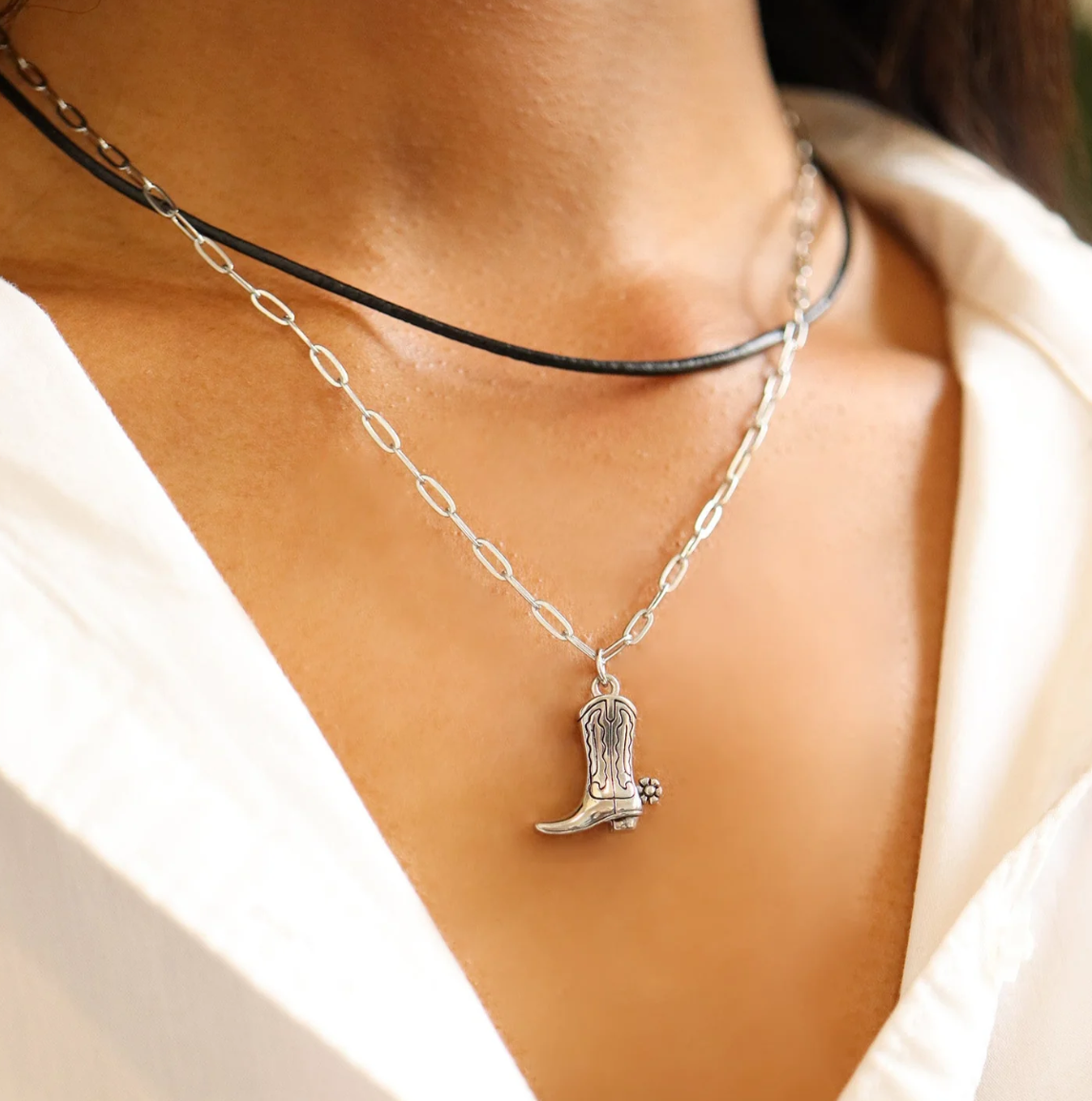 Paperclip Chain Necklace Keeper