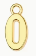 Mini College Block Number Charm