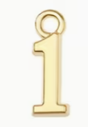 Mini College Block Number Charm