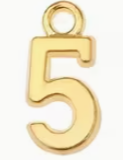 Mini College Block Number Charm