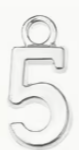 Mini College Block Number Charm