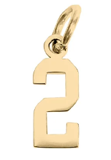 College Block Number Charm