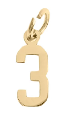 College Block Number Charm
