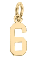 College Block Number Charm