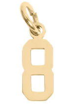 College Block Number Charm