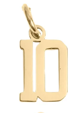 College Block Number Charm