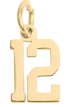 College Block Number Charm