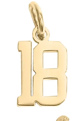 College Block Number Charm