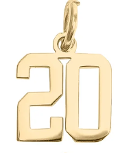 College Block Number Charm