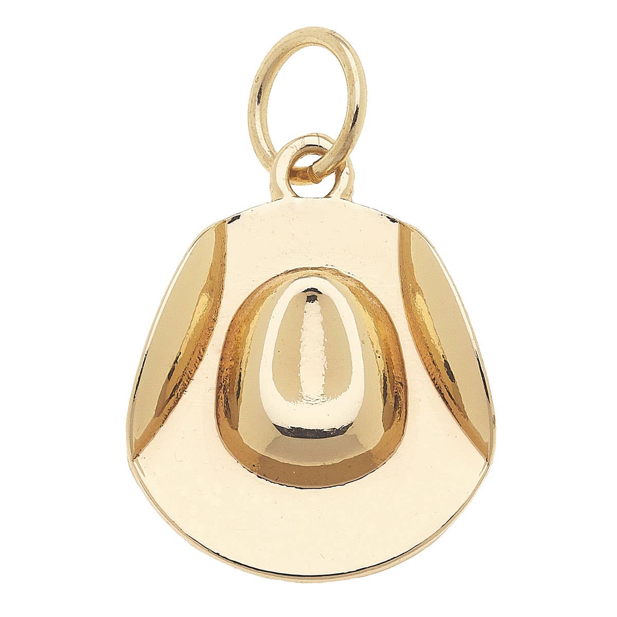 Cowboy Hat Charm in Gold
