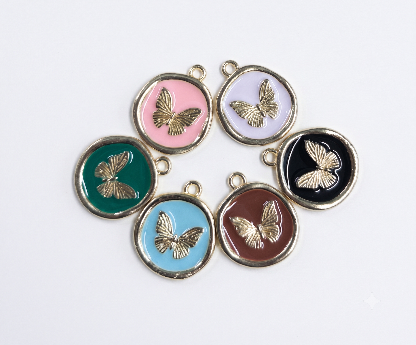 Enamel Butterfly Charm