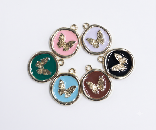 Enamel Butterfly Charm
